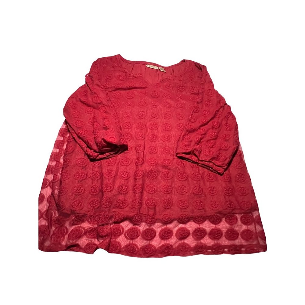 Art and Soul  Women flirty top size: 2X